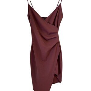 Mauve Asymmetrical Dress